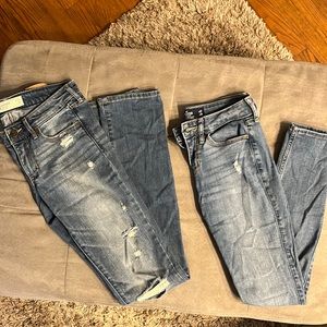 NWOT Distressed jean bundle size 00